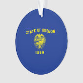 Oregon State Flag Design Ornament (voorkant)