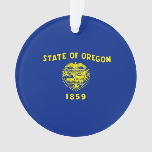 Oregon State Flag Design Ornament (voorkant)