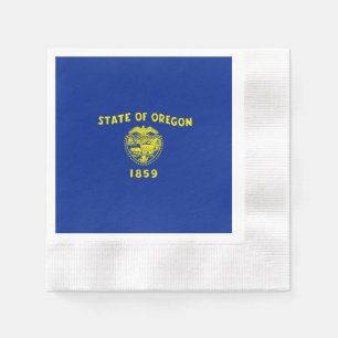 Oregon State Flag Design Servetten