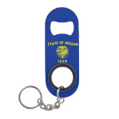 Oregon State Flag Design Sleutelhanger Flessenopener (Voorkant)