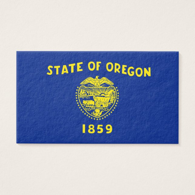 Oregon State Flag Design Visitekaartje (Voorkant)