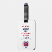 Oregon State Gepersonaliseerde Gift Bagagelabel (Achterkant verticaal)