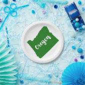 Oregon State Green Papieren Bordje (Feest)