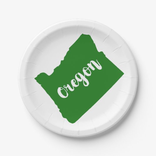Oregon State Green Papieren Bordje (Voorkant)