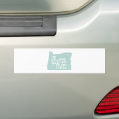 Oregon State Motto Slogan Bumpersticker (Op auto)