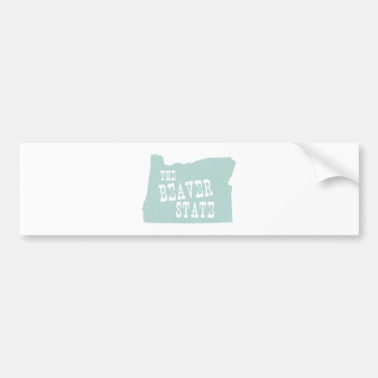Oregon State Motto Slogan Bumpersticker (Voorkant)