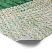 Oregon State Outline Word Map op Canvas Poster (Hoek)