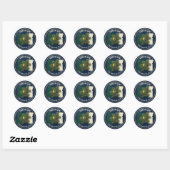 Oregon State Pride Embleem Ronde Sticker (Vel)