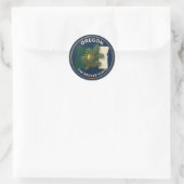 Oregon State Pride Embleem Ronde Sticker (Tas)
