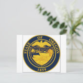 Oregon State Seal Briefkaart (Staand voorkant)