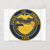 Oregon State Seal Briefkaart (Voorkant)