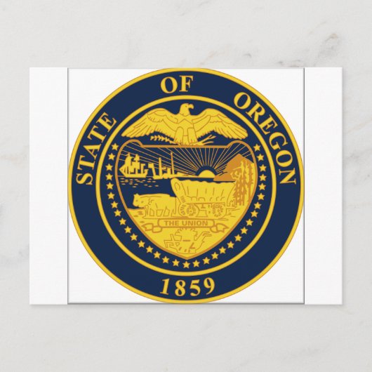 Oregon State Seal Briefkaart (Voorkant)