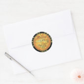 Oregon State Seal Ronde Sticker (Envelop)