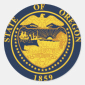 Oregon State Seal Stickers (Voorkant)