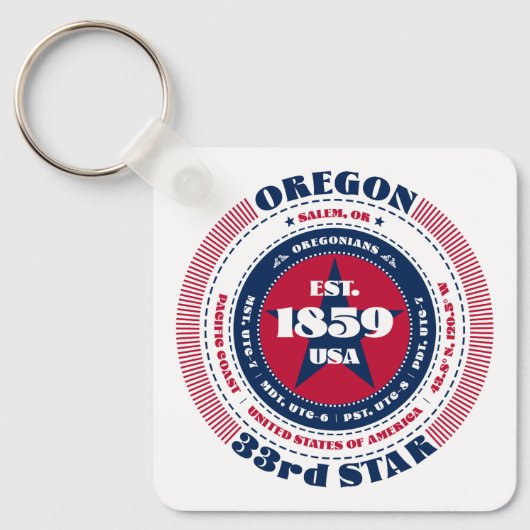Oregon State Sleutelhanger (Voorkant)