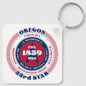 Oregon State Sleutelhanger (Achterkant)