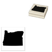 Oregon State Solid Rubber Art Stamp Rubberstempel (Gestempeld)