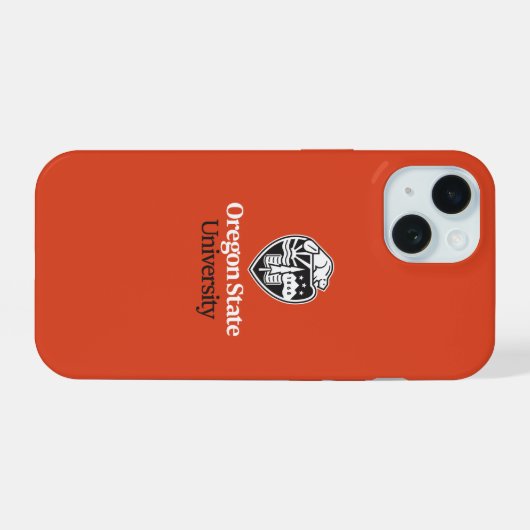 Oregon State University iPhone 15 Case (Achterkant horizontaal)