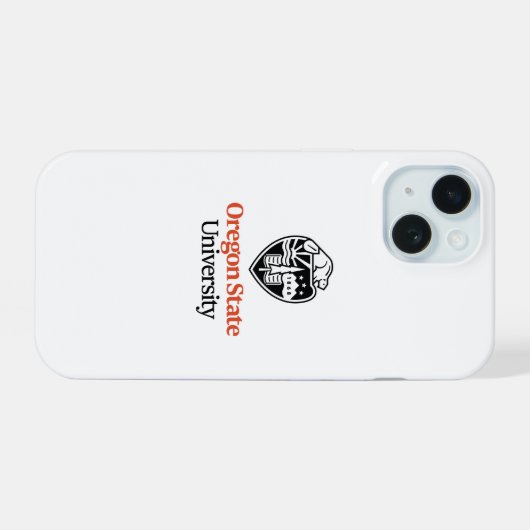 Oregon State University iPhone 15 Case (Achterkant horizontaal)
