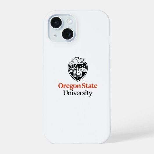 Oregon State University iPhone 15 Case (Achterkant)