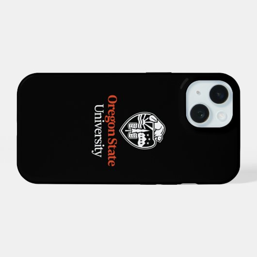 Oregon State University iPhone 15 Case (Achterkant horizontaal)
