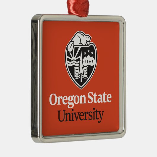 Oregon State University Metalen Ornament (Rechts)