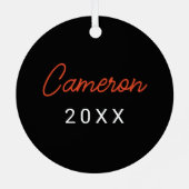 Oregon State University Metalen Ornament (Achterkant)