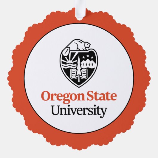 Oregon State University Ornament Kaart (Achterkant)