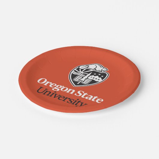 Oregon State University Papieren Bordje (Gekanteld)