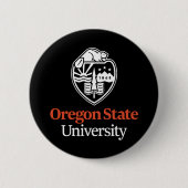 Oregon State University Ronde Button 5,7 Cm (Voorkant)