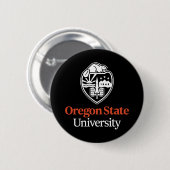 Oregon State University Ronde Button 5,7 Cm (Voorkant /achterkant)