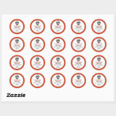 Oregon State University Ronde Sticker (Vel)