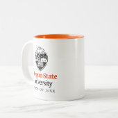 Oregon State University Tweekleurige Koffiemok (Voorkant links)