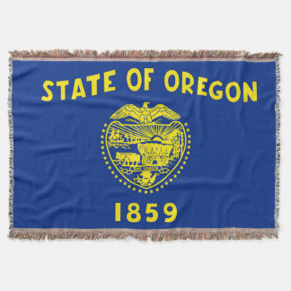 Oregon State Vlag Print Patriottisch Deken