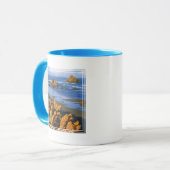 Oregon strand uitzicht in Bandon Mok (Voorkant links)