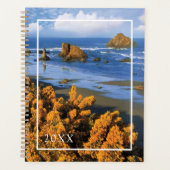 Oregon strand uitzicht in Bandon Planner (Voorkant)