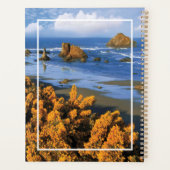 Oregon strand uitzicht in Bandon Planner (Achterkant)