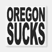 Oregon Sucks Magneet (Voorkant)