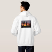Oregon Sunrise Hoodie Sweatshirt (Achterkant volledig)