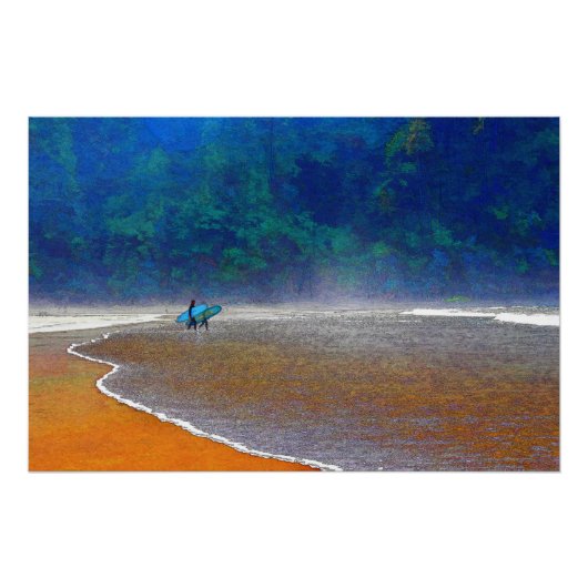 Oregon Surfers Glanzende Poster (Voorkant)