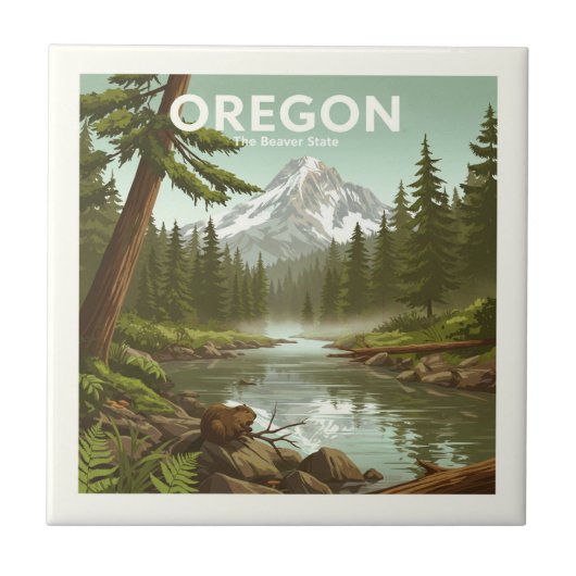  Oregon Tegeltje (Voorkant)
