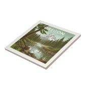  Oregon Tegeltje (Zijkant)