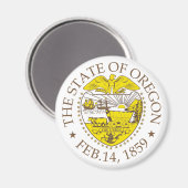Oregon-teken Magneet (Voorkant / Achterkant)