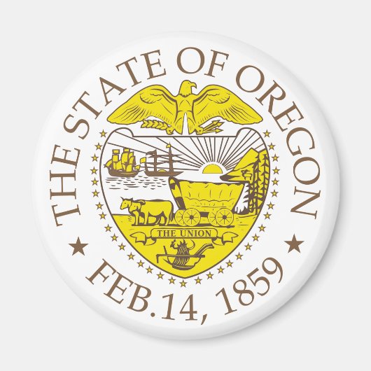 Oregon-teken Magneet (Voorkant)