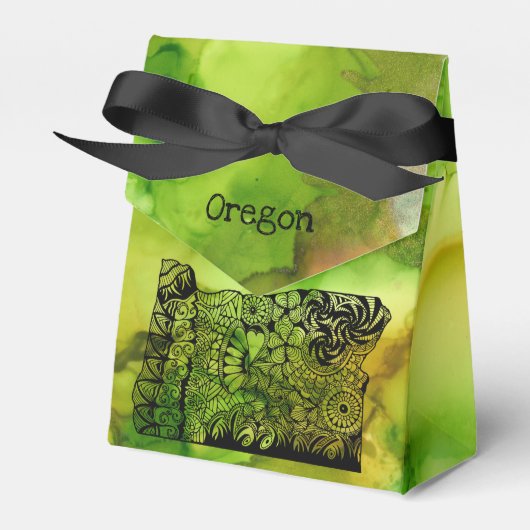 Oregon Tent Treat Box Bedankdoosjes (Voorkant Zijde)