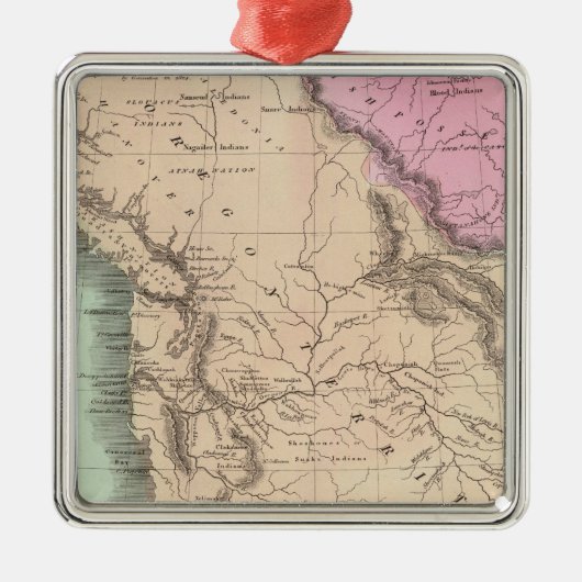 Oregon Territory Metalen Ornament (Voorkant)