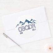 Oregon Terug Land Discovery Route Sticker (Envelop)