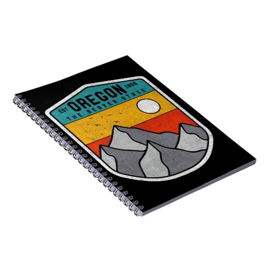 Oregon the Beaver State Mountain Souvenir Notitieboek (Rechterzijde)