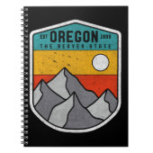 Oregon the Beaver State Mountain Souvenir Notitieboek (Voorkant)