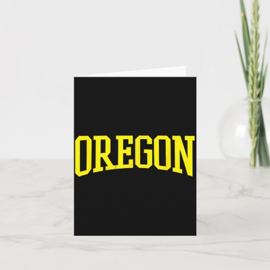 Oregon - Throwback Design - Clic  Kaart (Voorkant)